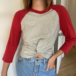 Brand New T by Alexander Wang Baseball Tee